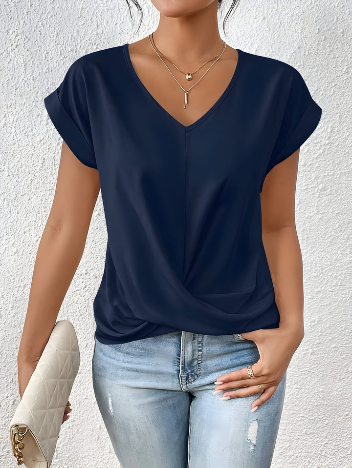 MARTA™ | Top con escote en V y detalle cruzado que favorece