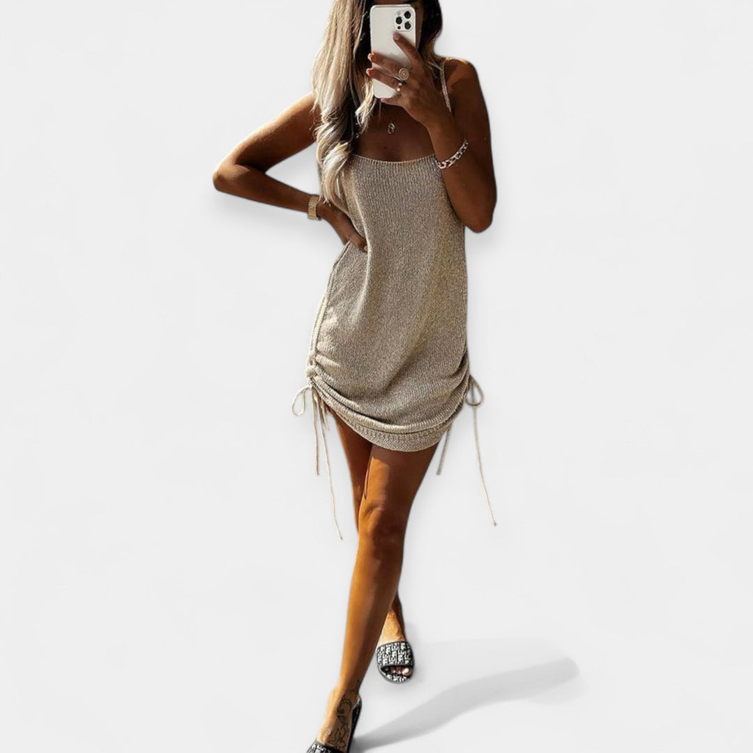 Vestido Knit Oversize sin Mangas