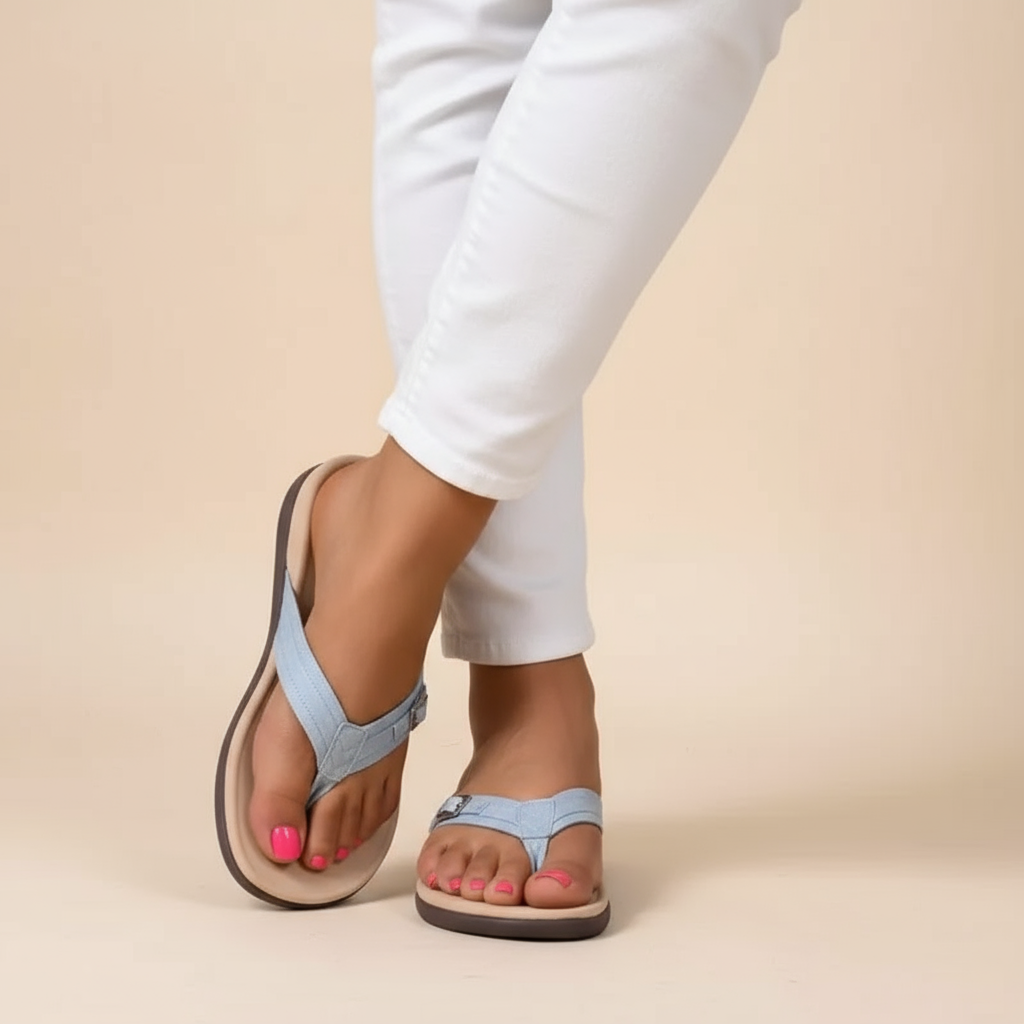Sandalia de dedo ergonómica para mujer