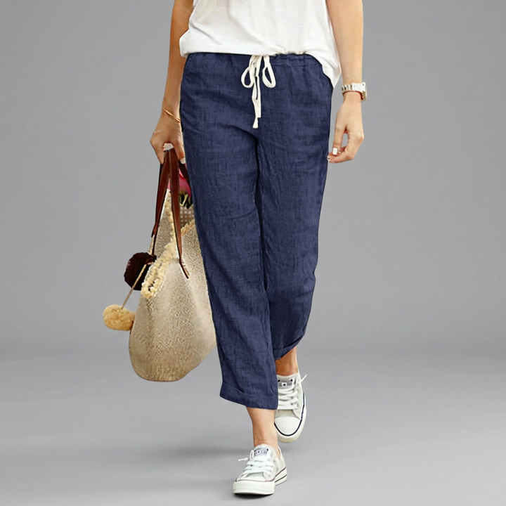 Pantalones de algodón cómodos