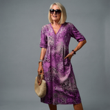 Veronica™ Vestido Midi Vibrante