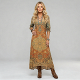Alma™ Vestido Boho Fluido