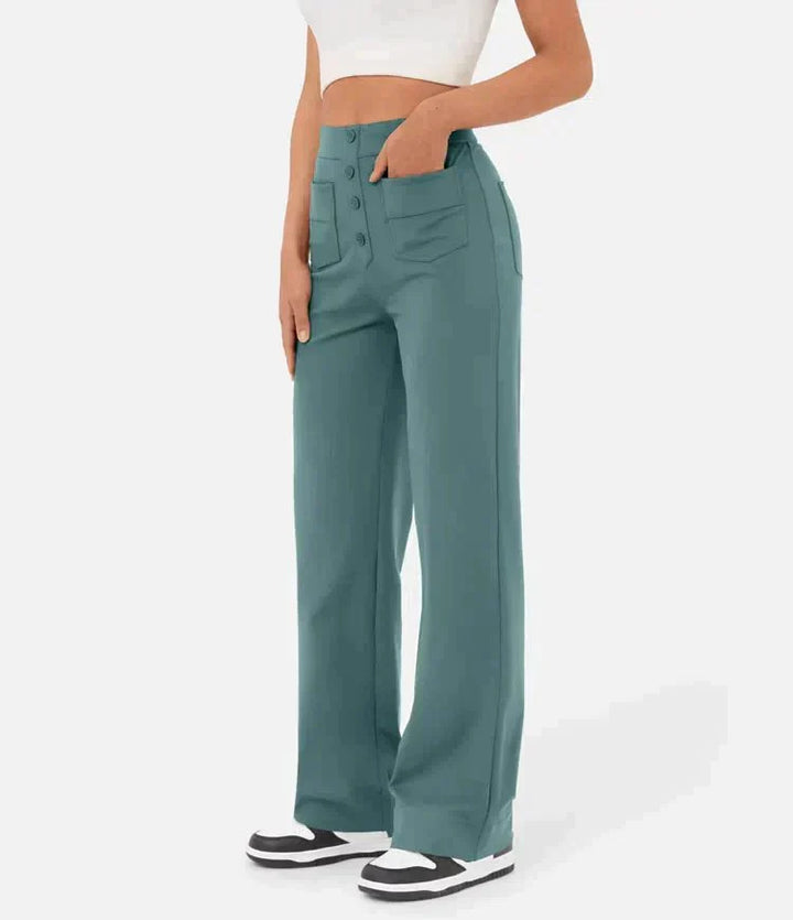 ARIA™ | High-Waisted Stretch Trousers