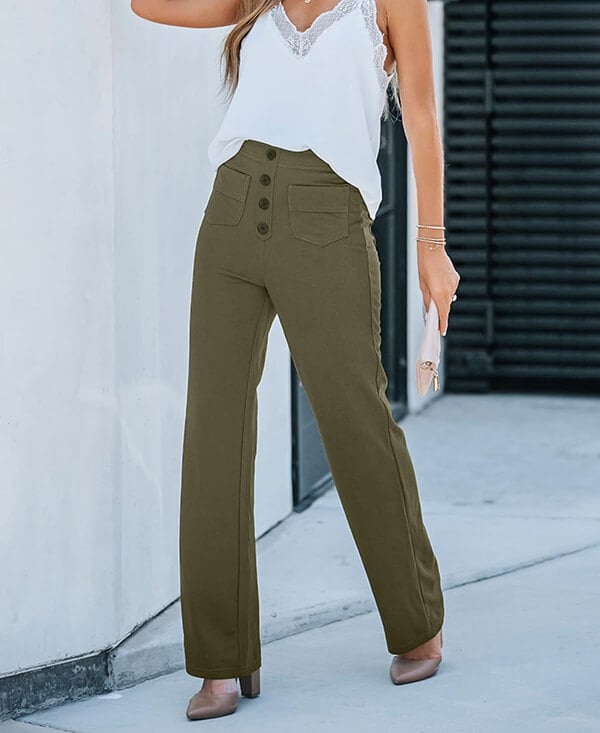 ARIA™ | High-Waisted Stretch Trousers