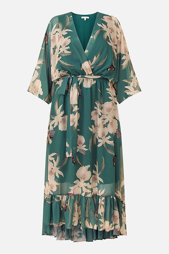 YASMINE™ - Chic Midi Kimono Dress