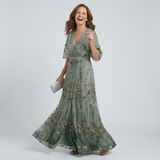Carmen | Vestido Maxi de Flujo con Cuello Halter