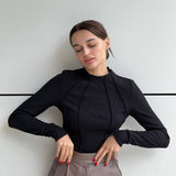 ROSANA™ - Camiseta esencial de manga larga