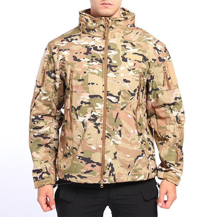Men's Tactical Fleece Jacket for Outdoor Adventures - Model 25634311T