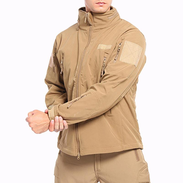 Men's Tactical Fleece Jacket for Outdoor Adventures - Model 25634311T