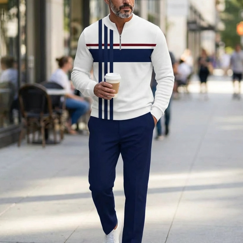 Luis™ Conjunto de Ocio para Hombre de 2 Piezas