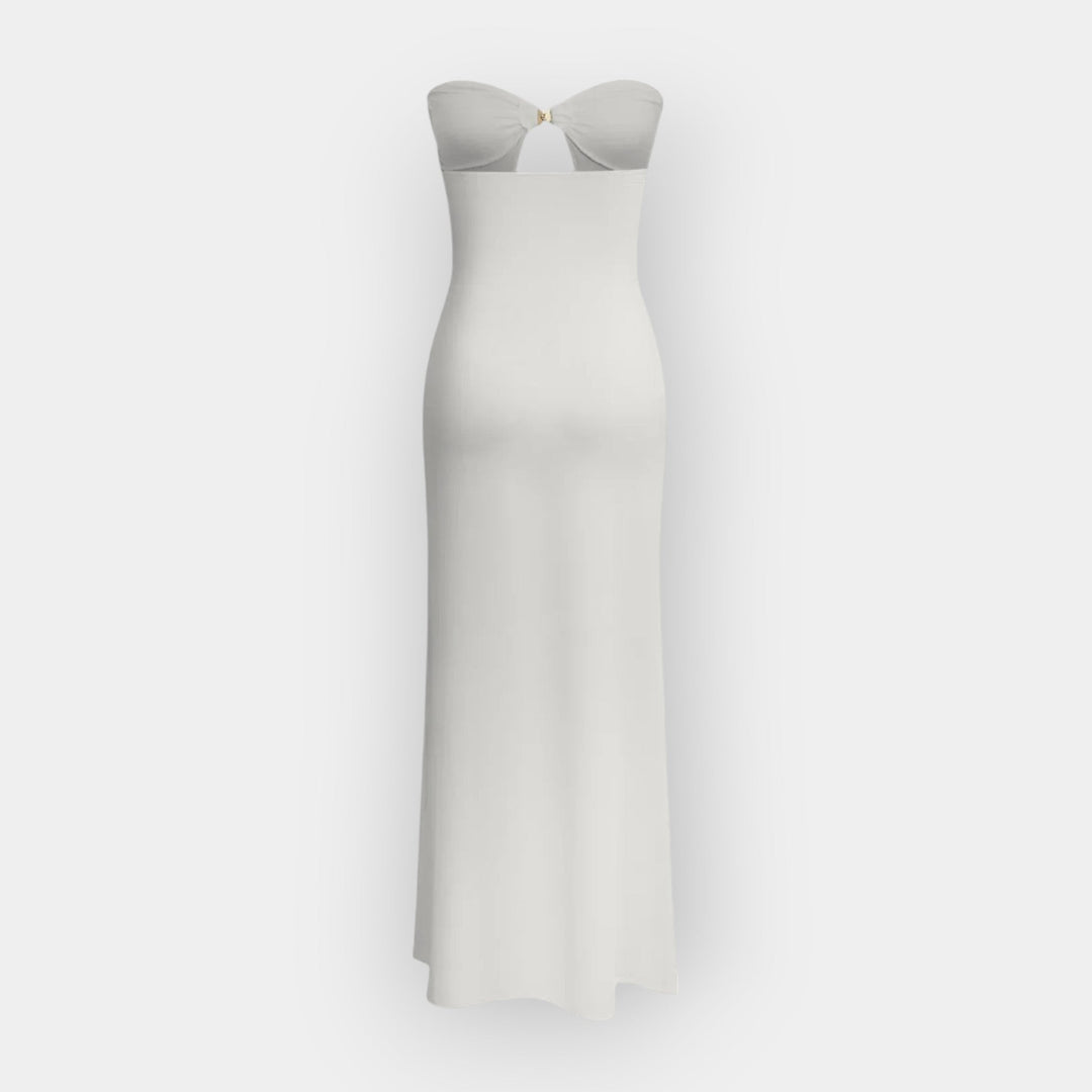 Vestido Maxi Elegante sin Tirantes