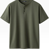 Mario| Camisa Henley Atemporal de Corte Preciso
