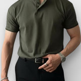 Camisa Henley Atemporal de Corte Preciso