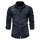 DUMONT LYON | CAMISA SLIM DE MEZCLILLA