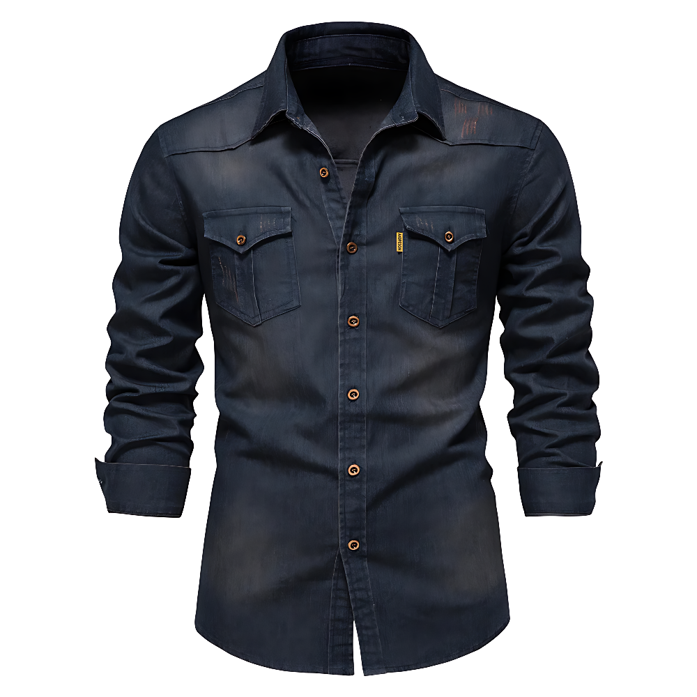 DUMONT LYON | CAMISA SLIM DE MEZCLILLA