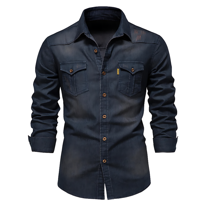 DUMONT LYON | CAMISA SLIM DE MEZCLILLA