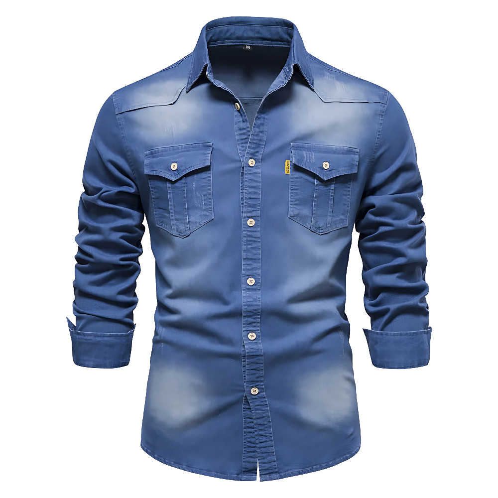 DUMONT LYON | CAMISA SLIM DE MEZCLILLA