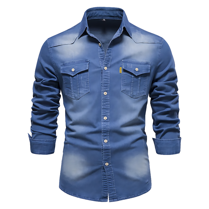 DUMONT LYON | CAMISA SLIM DE MEZCLILLA