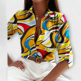 Maria - Blusa con Cuello Clásico