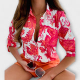 Maria - Blusa con Cuello Clásico