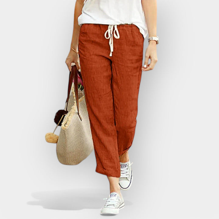 Pantalones de algodón cómodos