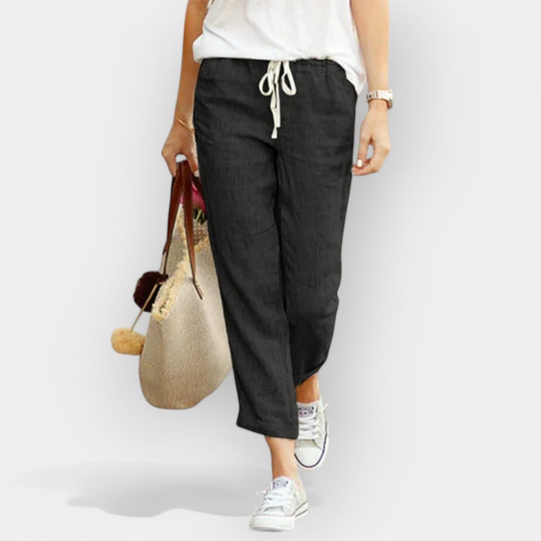 Pantalones de algodón cómodos