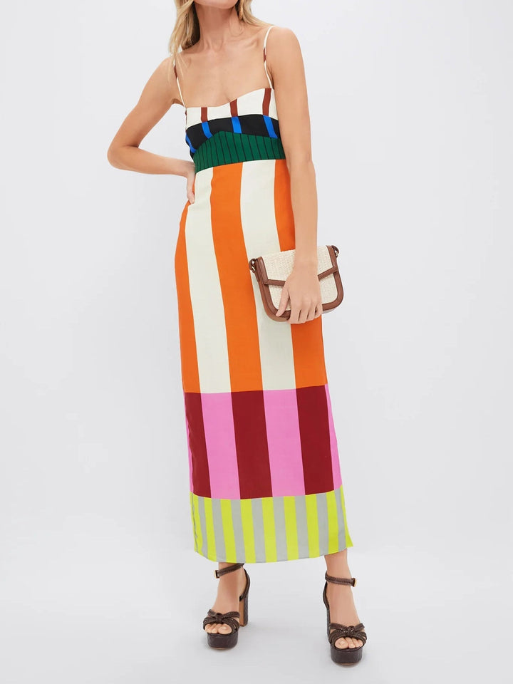 FLORIANNE™ - Maxi Dress in Bengal Print